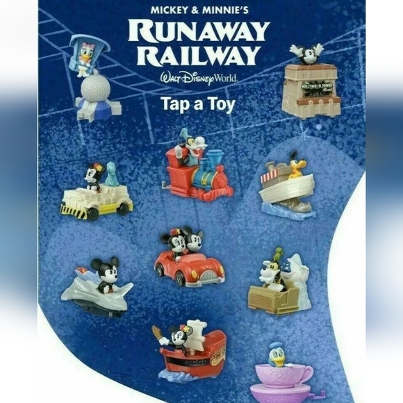 Disney Other - Complete 10pc set Mcdonalds Disney train toys Mickey & Minnie’s Runaway Railway